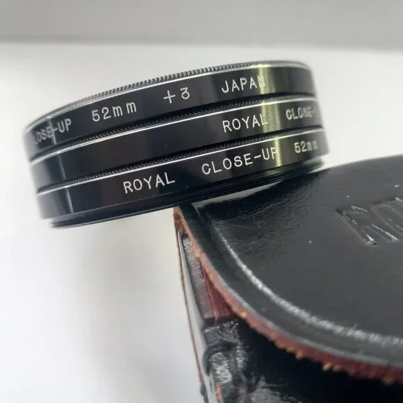 Royal 52mm Close Up Filter Set +1 +2 +3 Photography Accessories - Picture 9 of 9